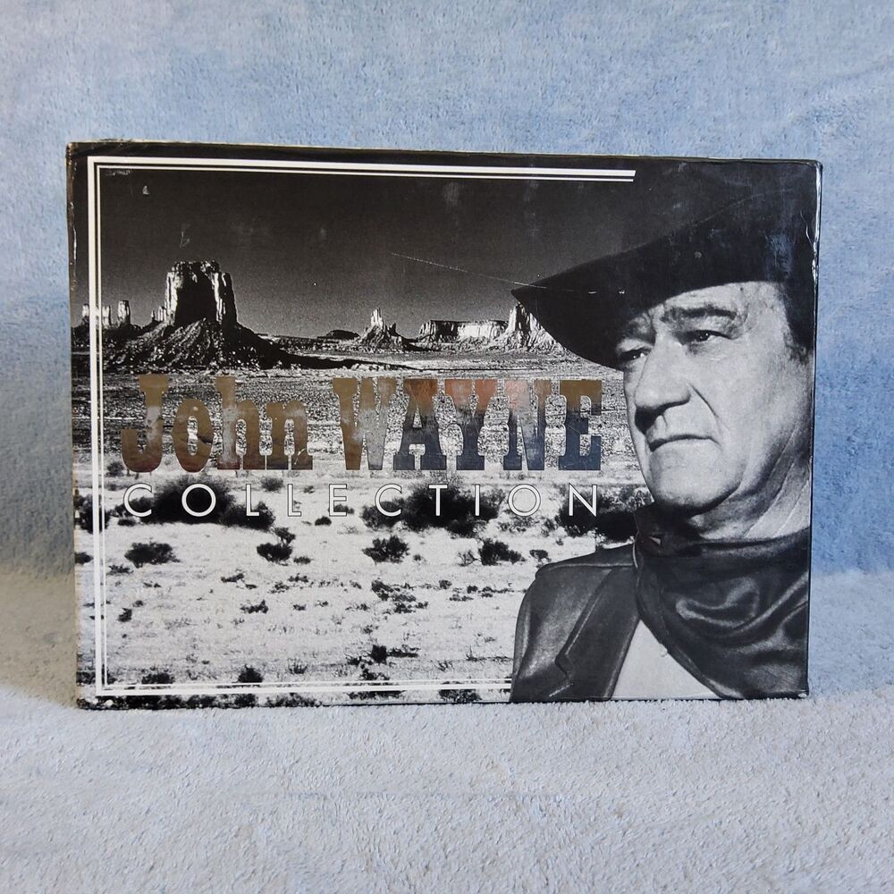 Vintage John Wayne Collection VHS Tape Box Set 10 Movies Madacy 1994 Westerns